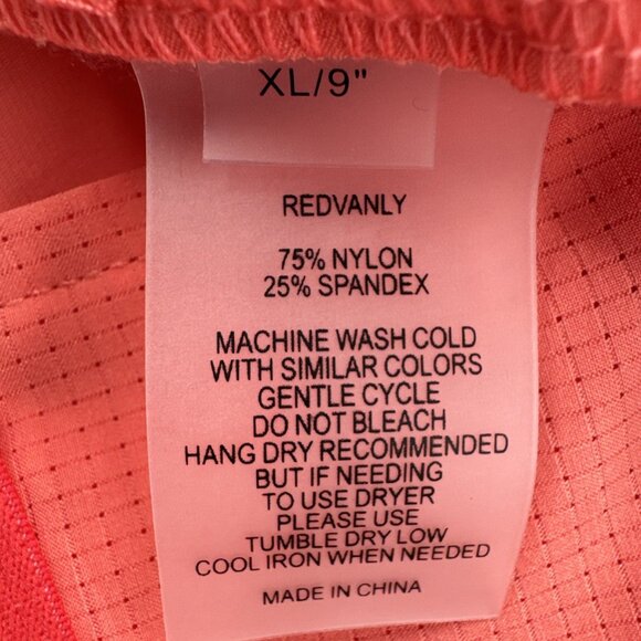 Redvanly Shorts Mens XL Coral Hanover Golf Stretch Performance Pull On 9" NEW - Picture 5 of 5